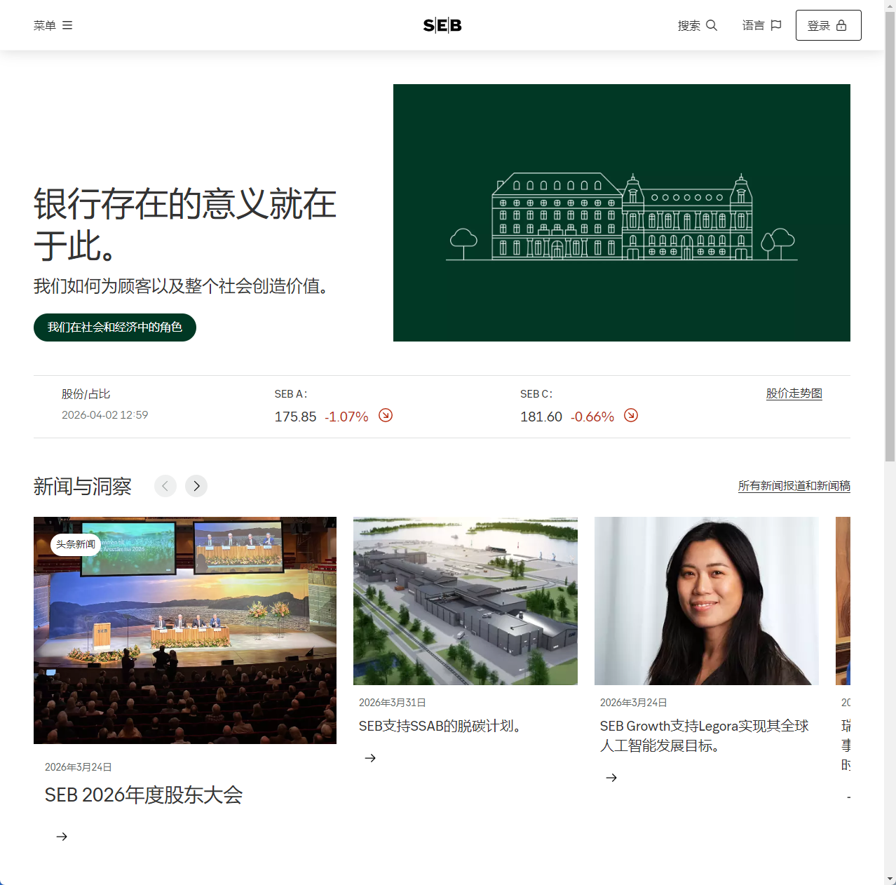 瑞典北欧斯安银行