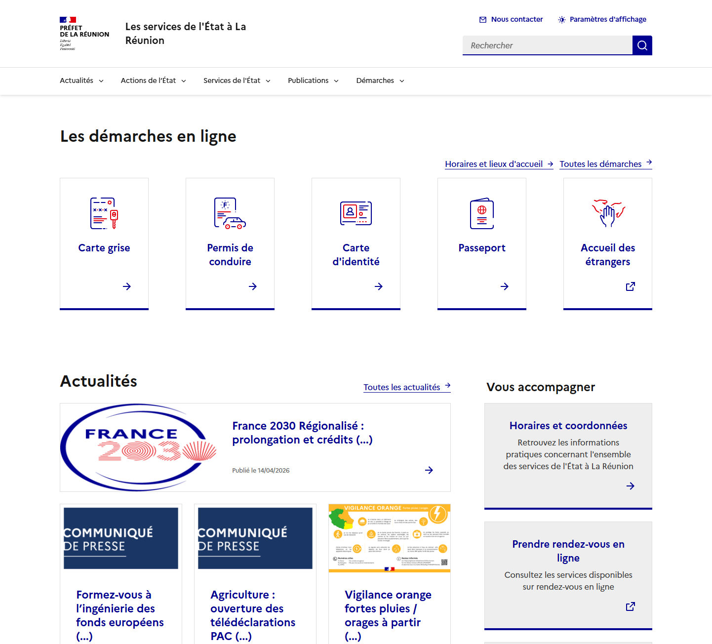 法国留尼汪政府行政服务
