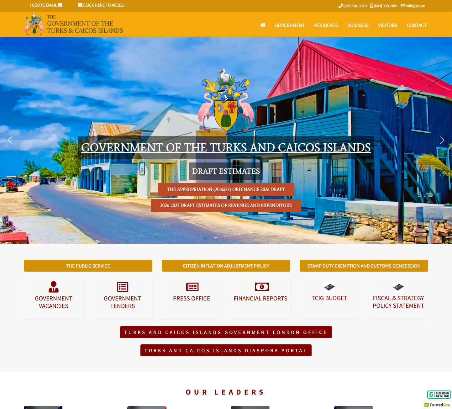 特克斯和凯科斯群岛政府